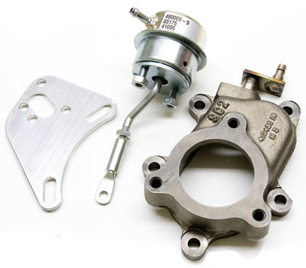 T3 T3/T4 Internal Wastegate w/ Actuator 5 Bolt To 3 Bolt - Click Image to Close